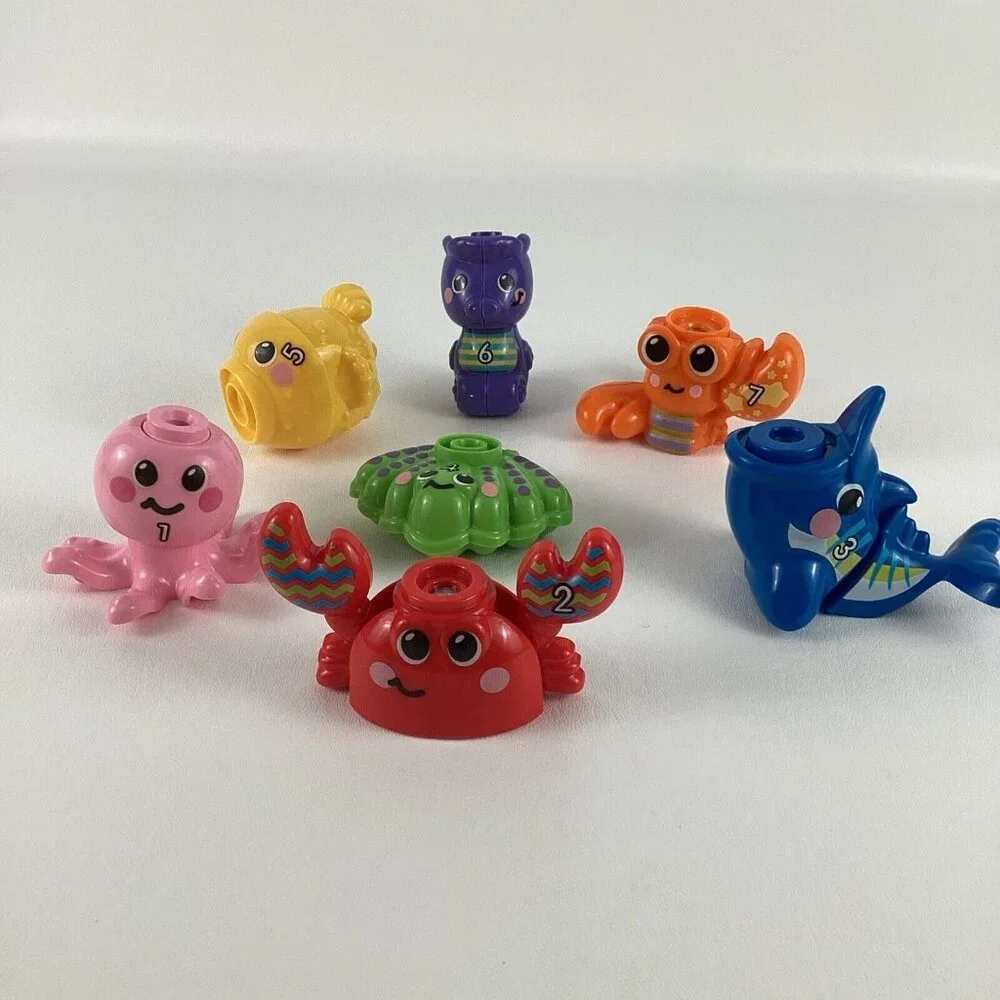 VTech Jiggle & Giggle Fishing Set Smart Pole Sea Creatures Learning Toy Bobber A